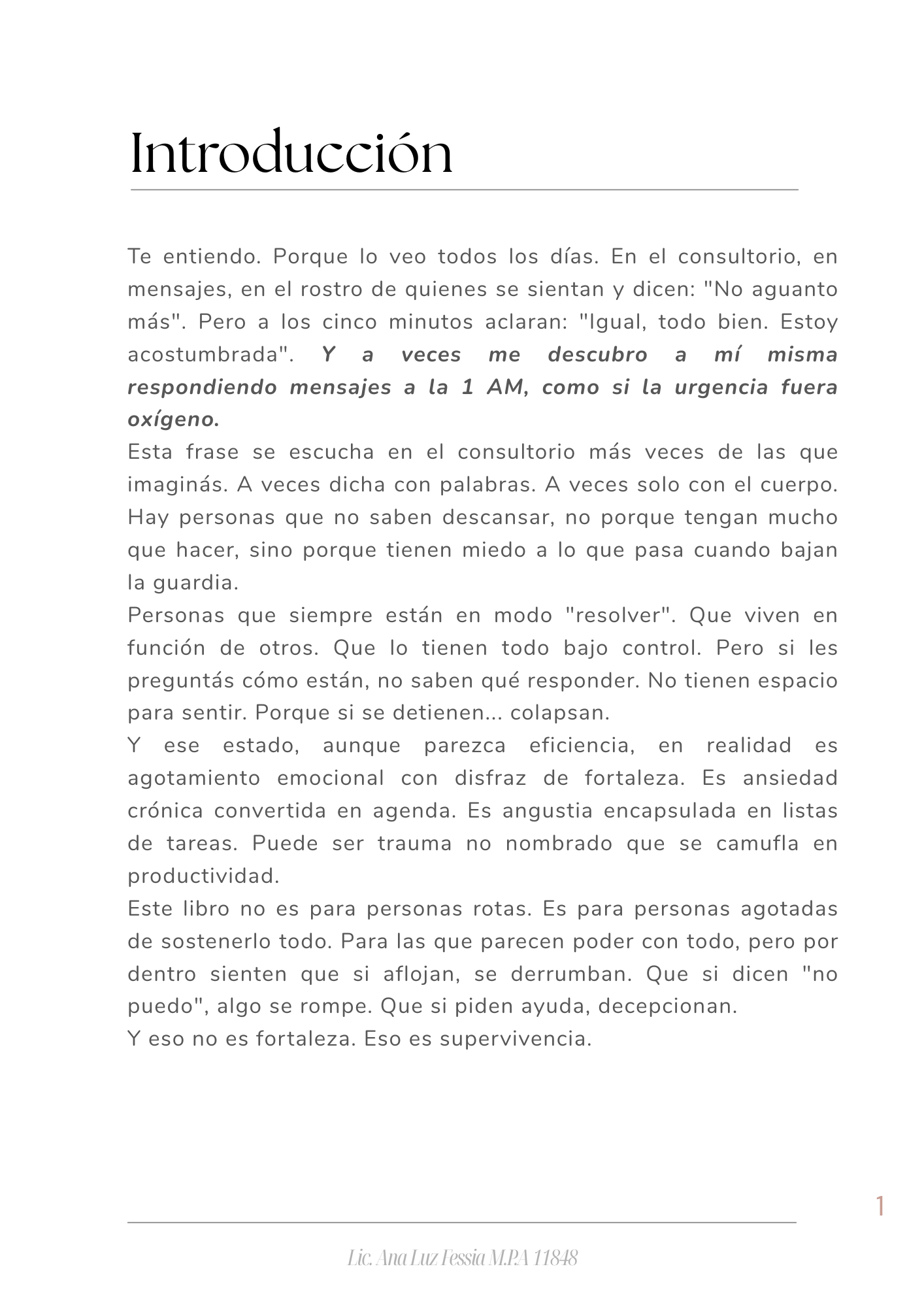 ''La trampa de poder con todo'', Cómo soltar la exigencia sin desmoronarte.